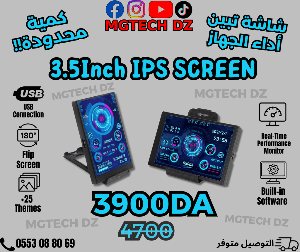 3.5Inch IPS Screen – PC Performance Display Screen